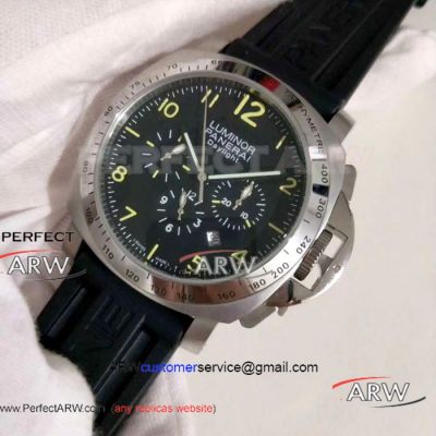 Perfect Replica Panerai Daylight Automatic Watch Rubber Strap